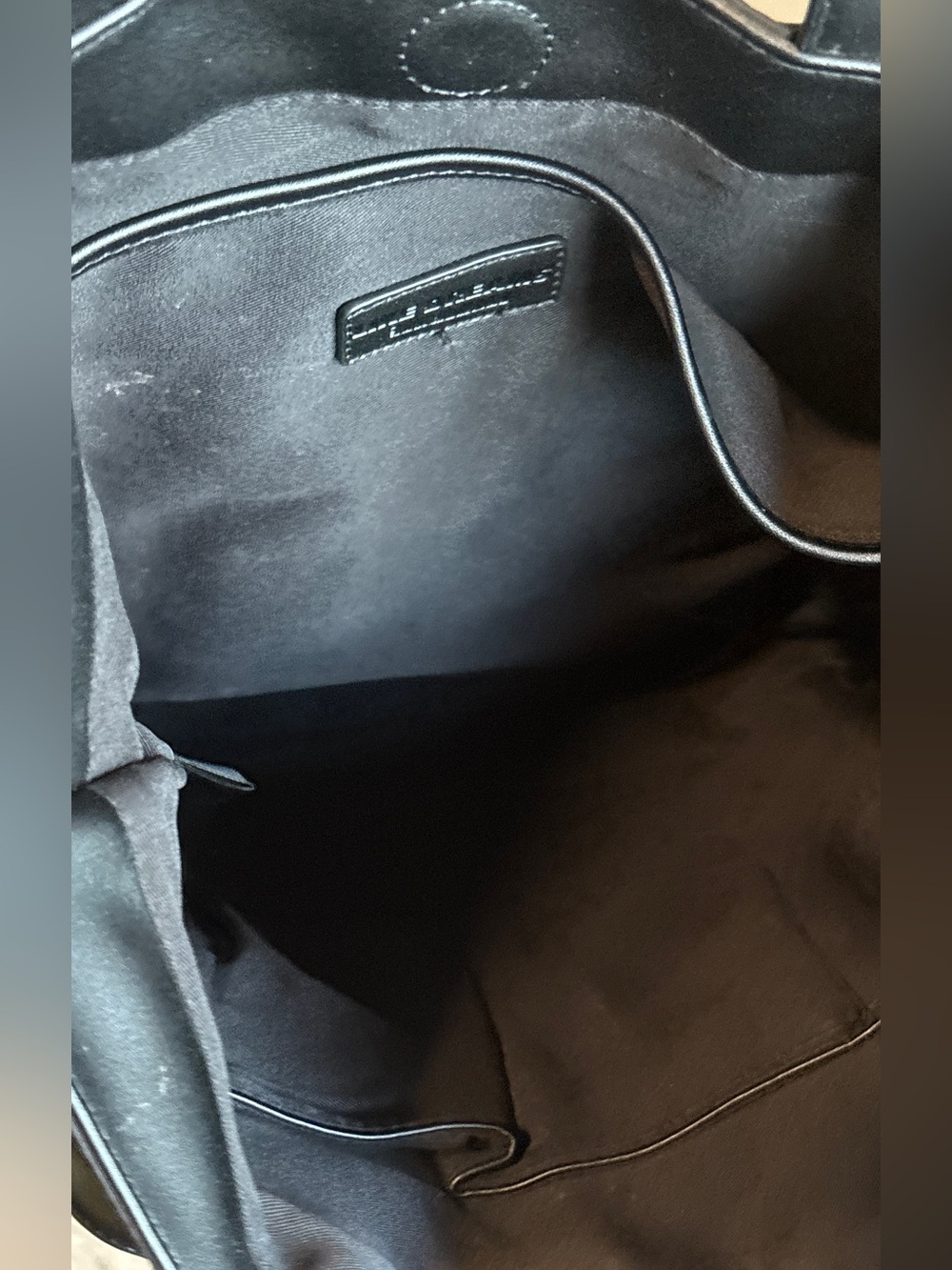 LIKE DREAMS women nylon  utility tote bag in black - Picture 3 of 3